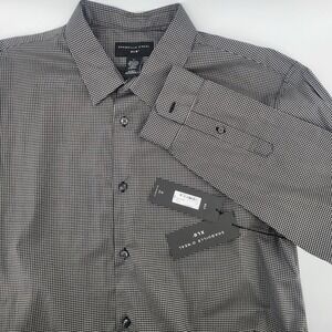 shaq dress shirts Shaquille O'Neal XLG Big and Tall Mens Regular Fit Stretch Fabric Long Sleeve Dress Shirt, 20 34-35, White